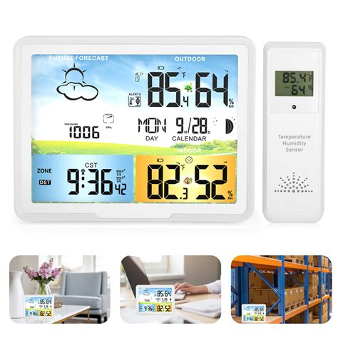 Eeekit Wireless Weather Station Indoor Outdoor Thermometer Hygrometer