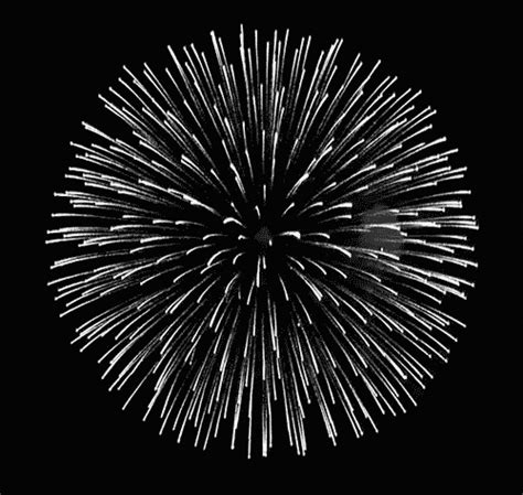 black and white fireworks gif | WiffleGif