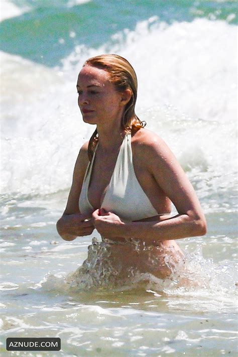 Heather Graham Enjoys Her Vacation In A Stunning White Two Piece Bikini 07 05 2019 AZNude