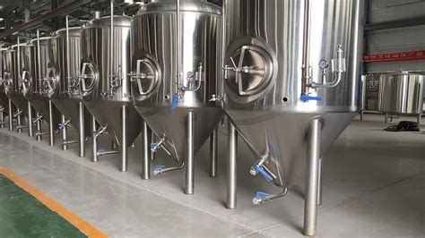 Craft Beer Fermentation 500l High Quality Yeat Colllect Tank Cooling