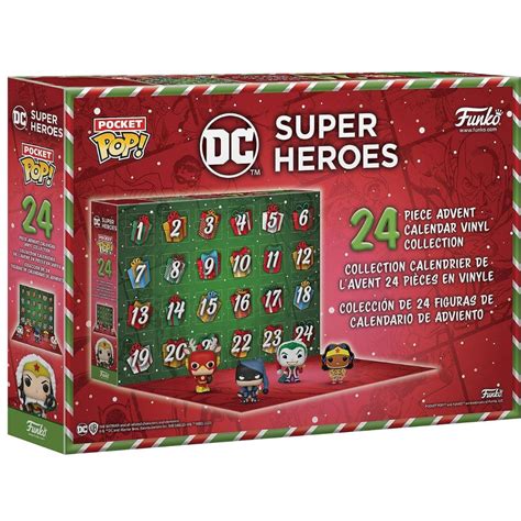 Funko Pop! DC Super Heroes Advent Calendar 2023, 24 Vinyl Figures ...