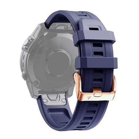 Garmin Fenix 6S Klokkereim i silikon - Blå - Teknikkdeler.no