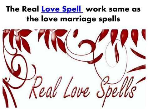 Ppt Love Marriage Spell Powerpoint Presentation Free Download Id