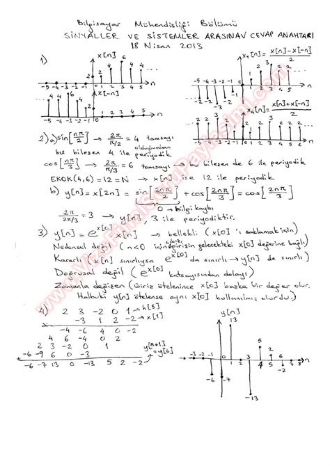 Sinyaller Ve Sistemler Vize Soruları Ve Çözümleri 2013 Sayfa 2