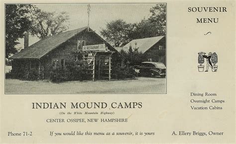 indianmound-menu - Ossipee Lake Alliance