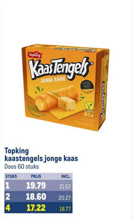 Topking Kaastengels Jonge Kaas Aanbieding Bij Makro 1Folders Nl