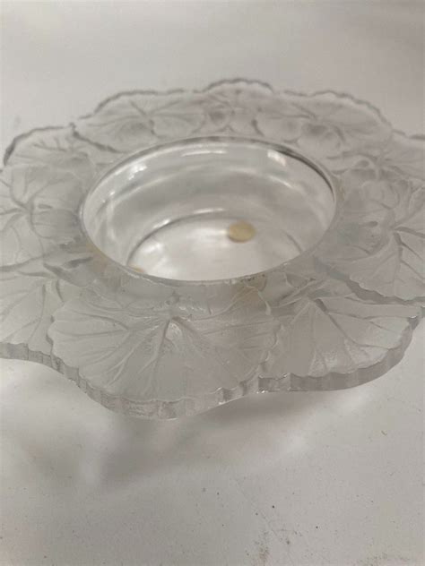 Proantic: Crystal Bowl Signed Lalique France