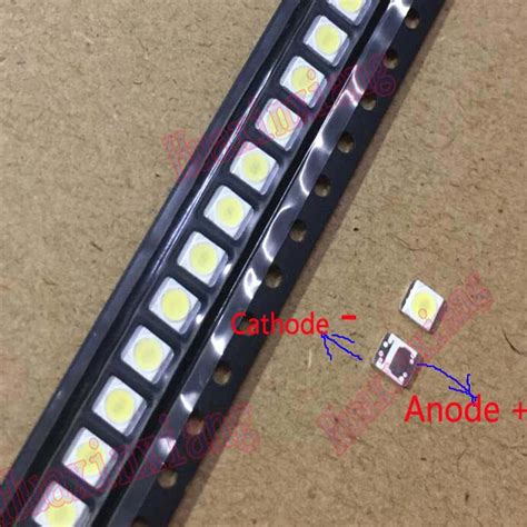 Pcs Lot V Smd Led Beads W Lg Innotek Cold White Lm