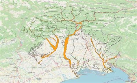 Typical shapefiles. Flood maps (top left), commercial locations (top ...