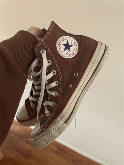 Brown Converse In 2021 Swag Shoes Hype Shoes Aesthetic Shoes