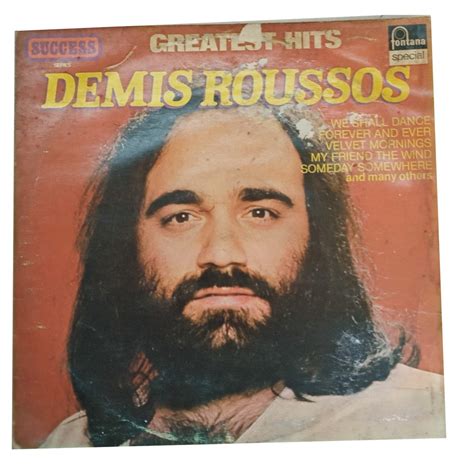 Disco De Vinil Greatest Hits Demis Roussos Shopee Brasil