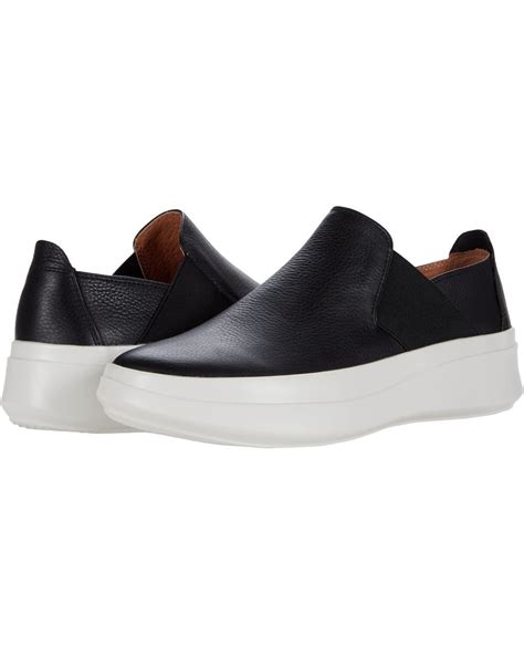 Gentle Souls By Kenneth Cole Leather Rosette Slip On In Black Lyst