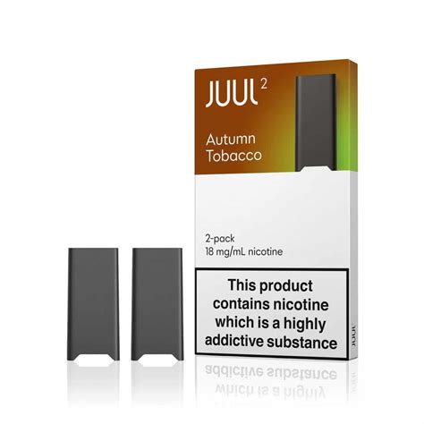 JUUL 2 Autumn Tobacco 18mg Full Box 2 Pods X 8Pack GOLDENACRE WINES