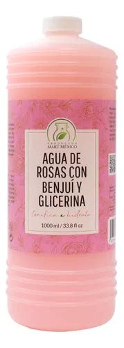 Agua De Rosas Con Benjuí Glicerina 1 Litro Meses sin intereses