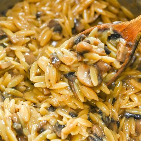 Mushroom Orzo Recipe Eat Something Vegan