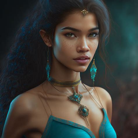 Zendaya as Princess Jasmine : r/aiArt