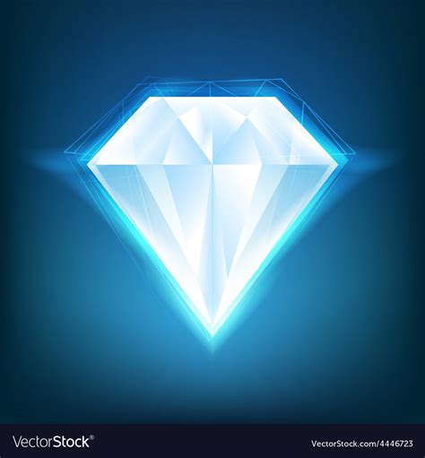 Shiny diamond background Royalty Free Vector Image