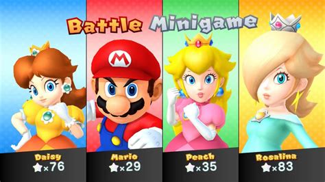 Mario Party 10 Daisy Vs Mario Vs Peach Vs Rosalina Chaos Castle Youtube