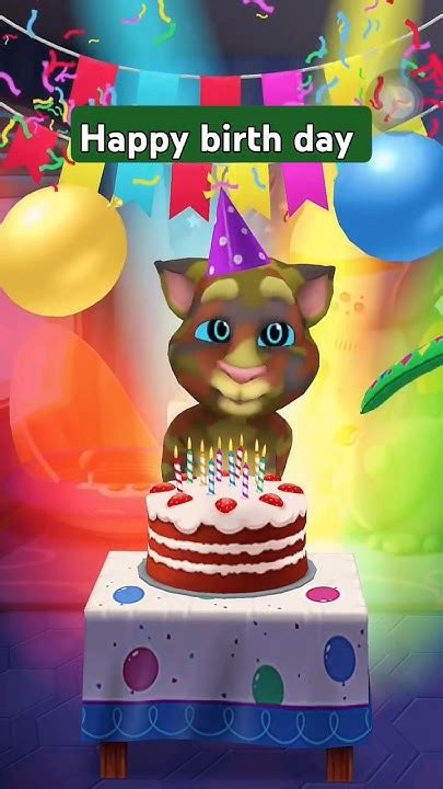 Happy Birth Day Tom 🎂🎂🎂 Talkingtom Takingtom2 Shots Birthday