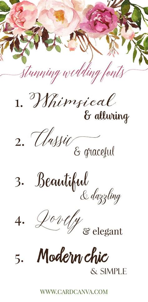 Wedding Calligraphy Fonts Download You Can Customize Your Experience