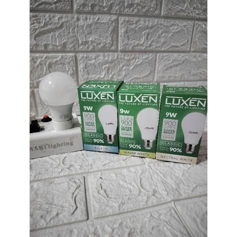 Luxen Classic W Sni Led Light Bulb Year Warranty Shopee Philippines