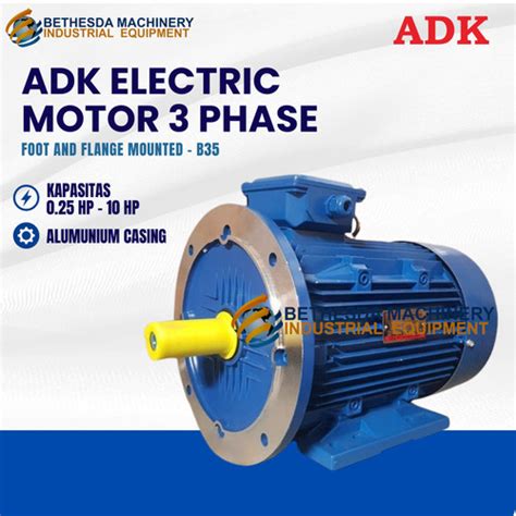 Jual Dinamo Listrik Adk 15hp 2hp 3hp 4hp Motor Electro 380volt B35