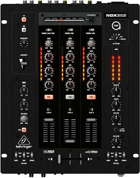 Behringer Nox Dj Mixer Channel Zzounds