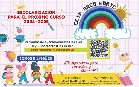 Inicio Del Proceso De Escolarizaci N Ceip Arco Norte