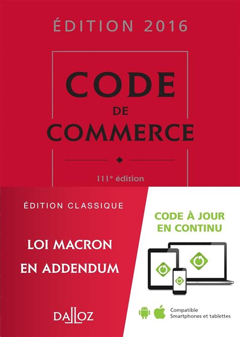 Amazon Code De Commerce E D Codes Dalloz