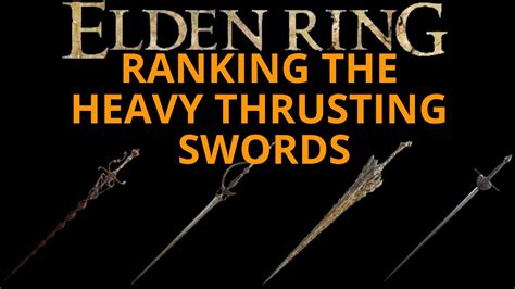 BEST HEAVY THRUSTING SWORD In Depth Heavy Thrusting Sword Review