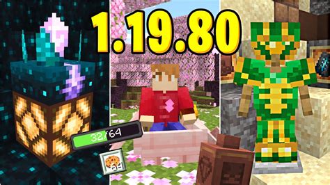 Minecraft Pe 1 19 80 Oficial Paridades CorreÇÕes E AdiÇÕes Bedrock