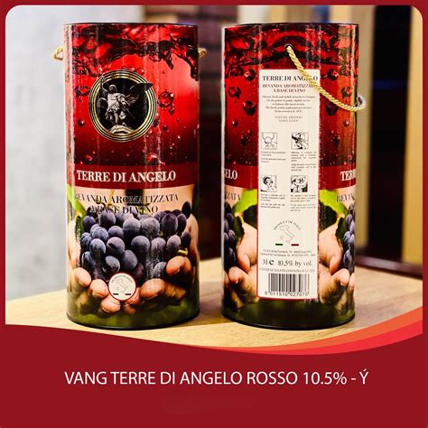 Vang Terre Di Angelo Rosso Bịch 3 Lít Thịnh Vang