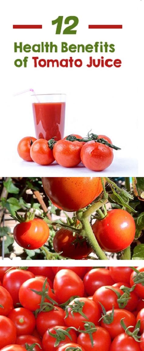 Benefits Of Tomato Juice Health Benefits