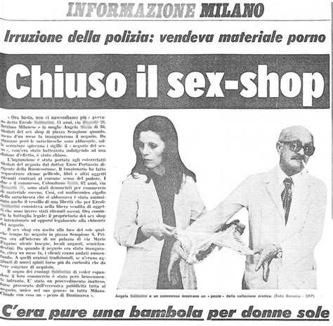 Il Primo Sex Shop Di Milano Diventer Bottega Storica