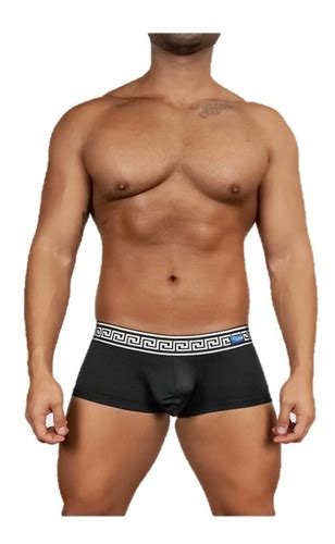 Boxer Sexy Ropa Interior Hombre Calzones Grecas Color Plata Open