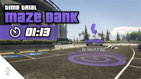 Maze Bank Arena Time Trial Gta Online Youtube