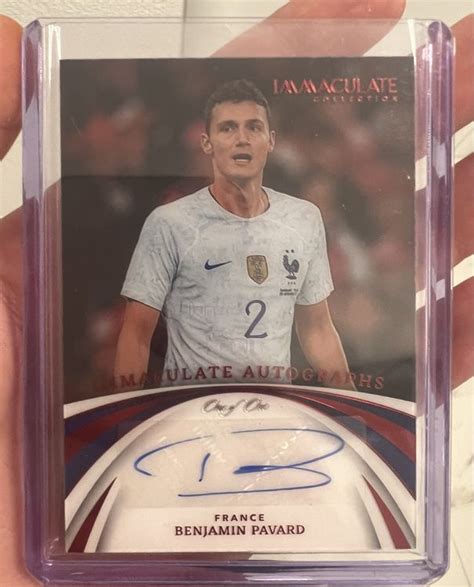 Benjamin Pavard 1 1 Autogramm Panini Immaculate Kaufen Auf Ricardo