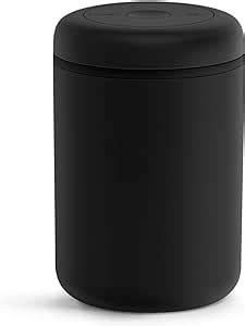 Fellow Atmos Vacuum Canister For Coffee Food Storage Matte Black