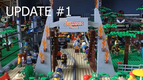 Lego Jurassic Park Moc Uptade 0 Youtube