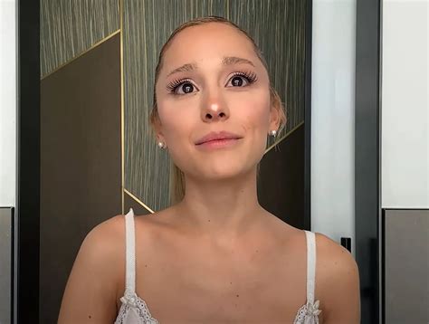 Ariana Grande Holds Back Tears As She Admits To Getting ‘a Ton Of Lip