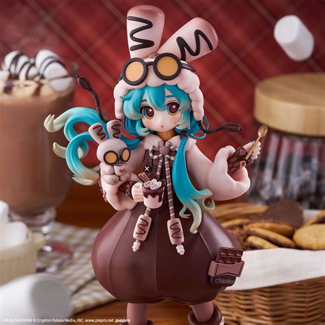Sega S FIRE Hatsune Miku Marshmallow Hot Cocoa Plastic Figure Figures