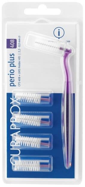 Perio Plus CPS 408 Set, фиолетовый (Curaprox) Набор ершиков межзубных ...