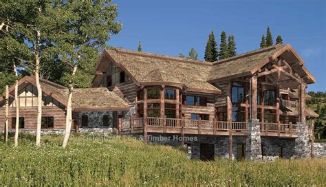 Big Sky Log Home Floor Plan by PrecisionCraft Log & Timber Homes