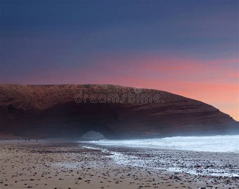 Legzira Beach in Morocco stock image. Image of active - 73778503