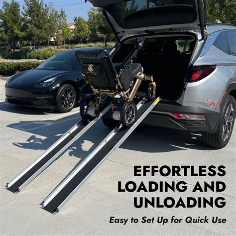 GO-Ramp Portable 7 FT Telescopic Ramp for Electric Wheelchairs and Sco