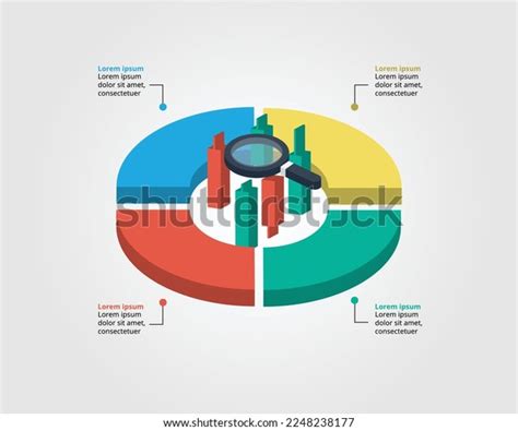 Stock Market Template Infographic Presentation 4 Stock Vector (Royalty ...