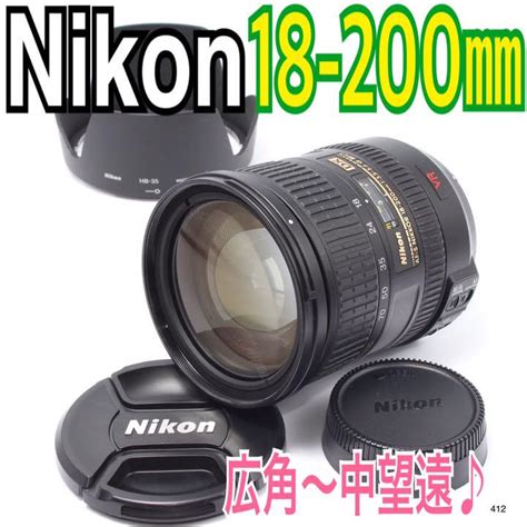 41％割引ブラック系ニコンfマウント年末のプロモーション 広角〜中望遠♪ ニコン Nikon Af S Dx Vr 18 200mm レンズ