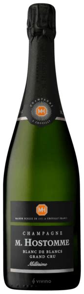 M Hostomme And Fils Millésime Blanc De Blancs Champagne Grand Cru