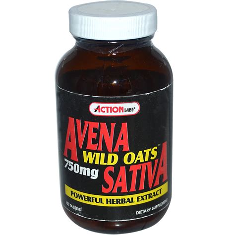 Action Labs Avena Sativa Wild Oats 750 Mg 100 Tablets IHerb