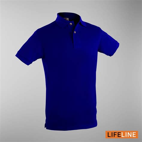 Lifeline Mens Poloshirt Royal Blue For Sale Lifeline Shirts